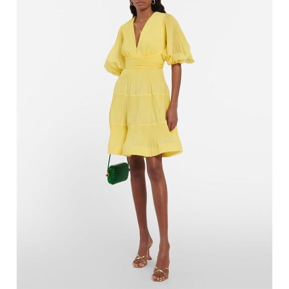 ZIMMERMANN Pleated minidress